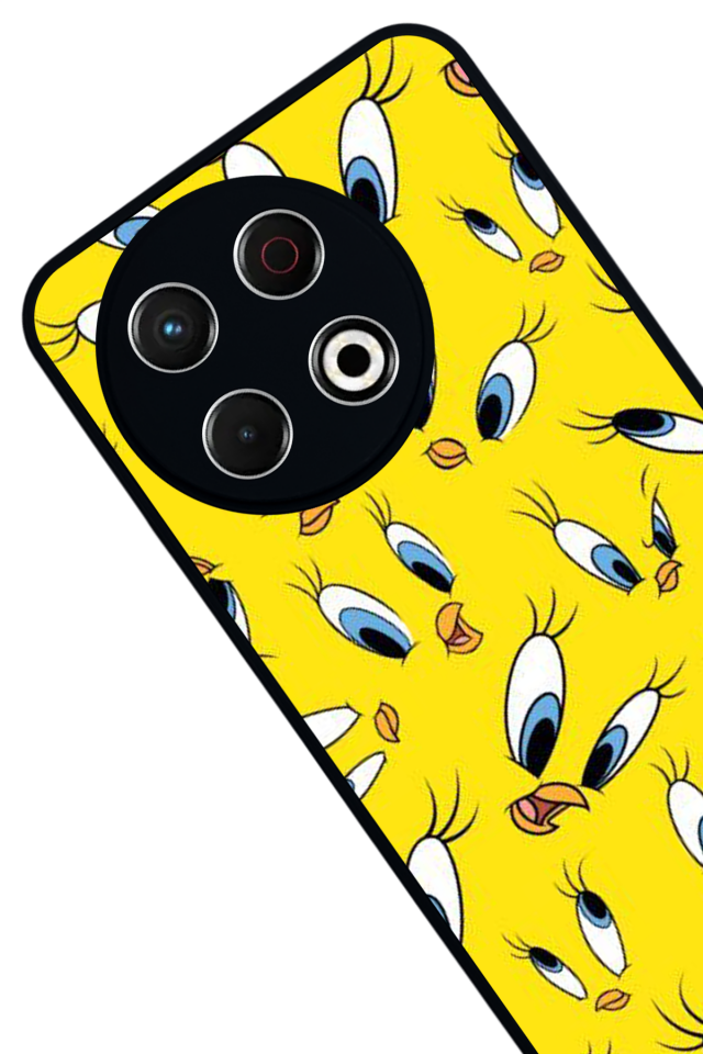 Tecno Spark 30 Pro Uyumlu Tweety Tasarımlı Glossy Premium Kılıf