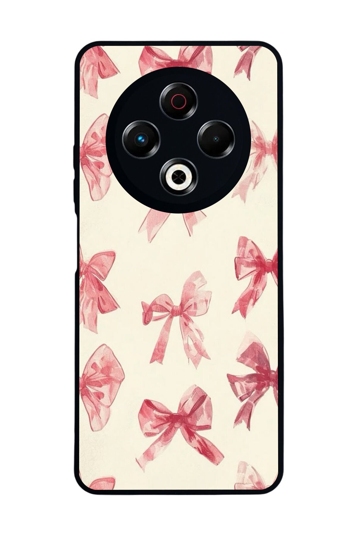 Tecno Spark 30 Uyumlu Kurdele Tasarımlı Glossy Premium Kılıf