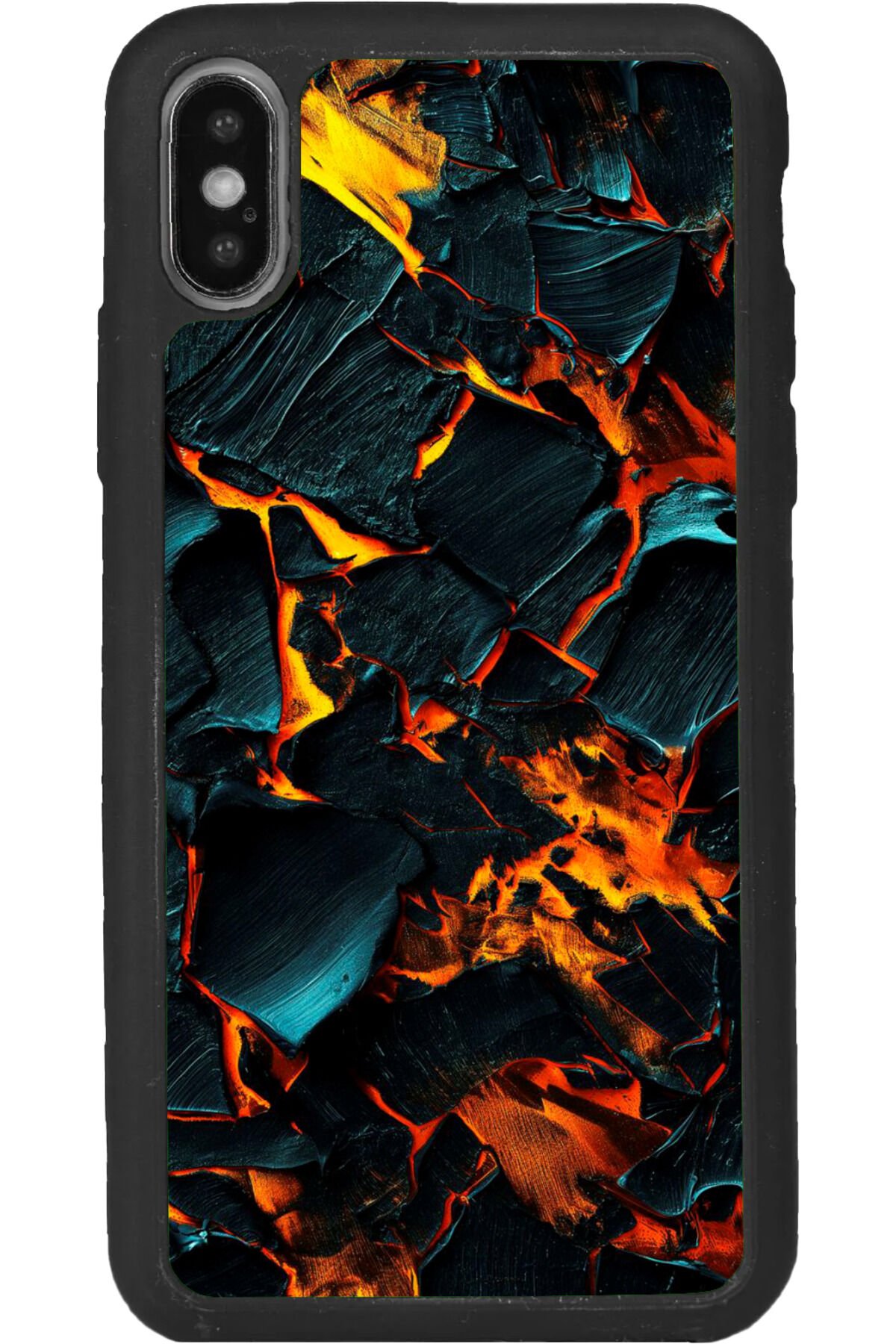 iPhone XS Max Uyumlu Mat Siyah uyumlu Kılıf – Yumuşak Silikon, Koruyucu, Şok Emici Kapak