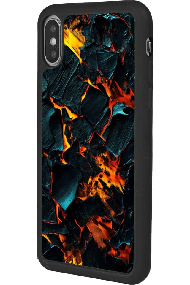 iPhone XS Max Uyumlu Mat Siyah uyumlu Kılıf – Yumuşak Silikon, Koruyucu, Şok Emici Kapak