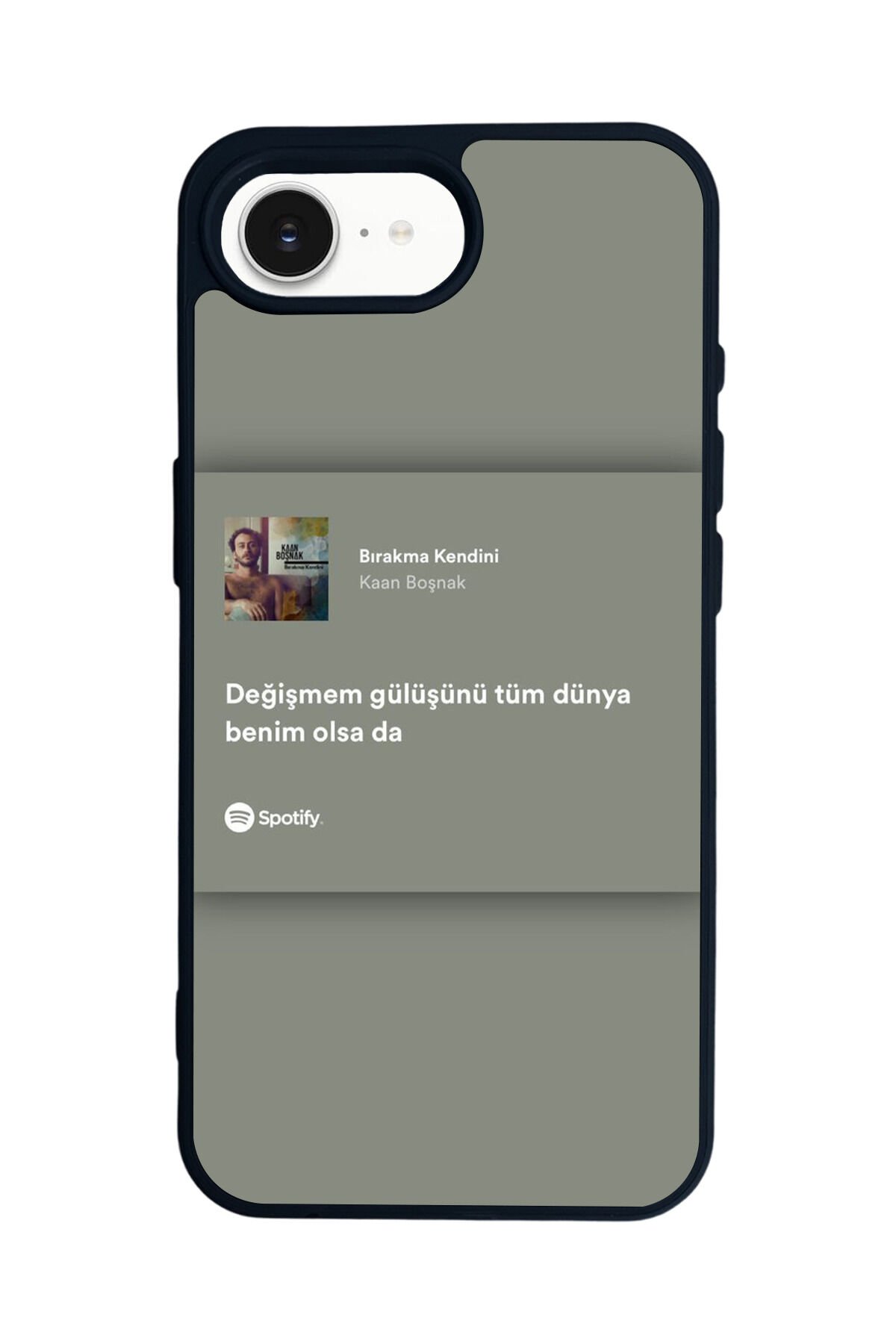 iPhone 16E Uyumlu Sarki Sozleri Tasarımlı Glossy Premium Kılıf