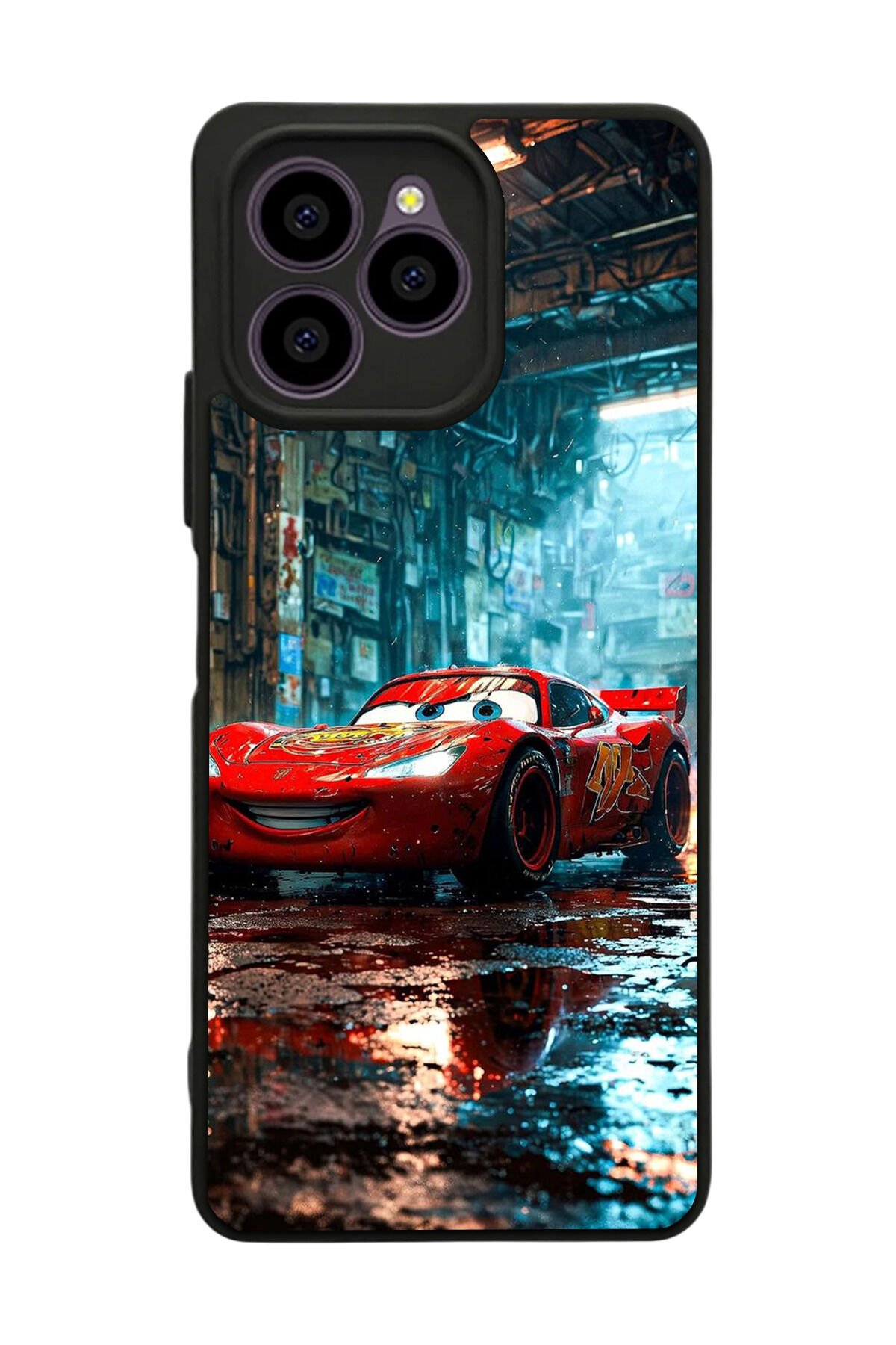 Omix X6 Uyumlu Şimsek McQueen Tasarımlı Glossy Premium Kılıf