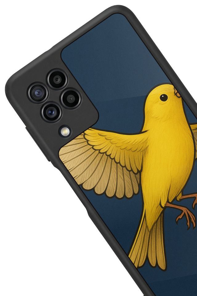 Samsung Galaxy M32 Uyumlu Fenerbahce Tasarımlı Glossy Premium Kılıf