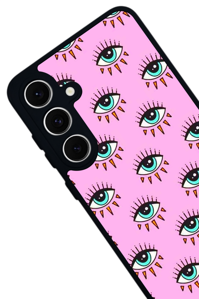 Samsung Galaxy A16 Uyumlu Göz Tasarımlı Glossy Premium Kılıf