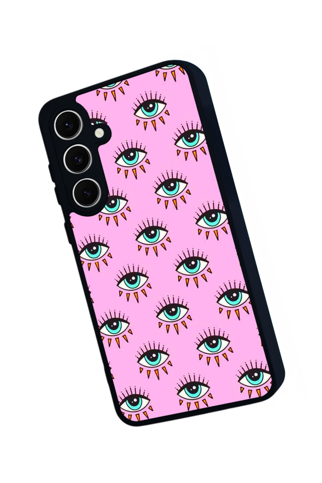 Samsung Galaxy A16 Uyumlu Göz Tasarımlı Glossy Premium Kılıf