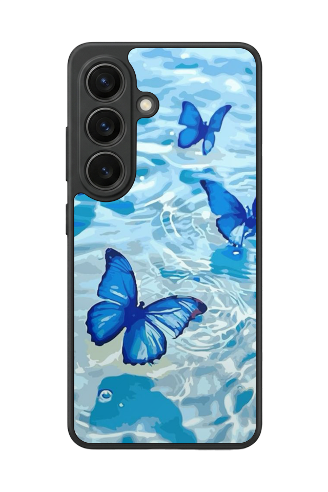 Samsung Galaxy S26 Uyumlu Kelebek Tasarımlı Glossy Premium Kılıf