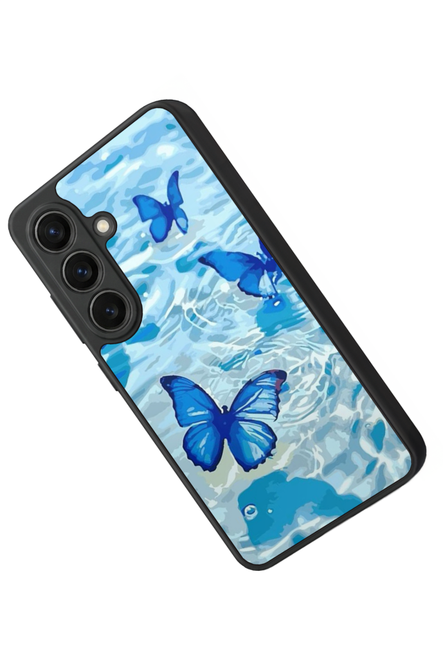 Samsung Galaxy S26 Uyumlu Kelebek Tasarımlı Glossy Premium Kılıf