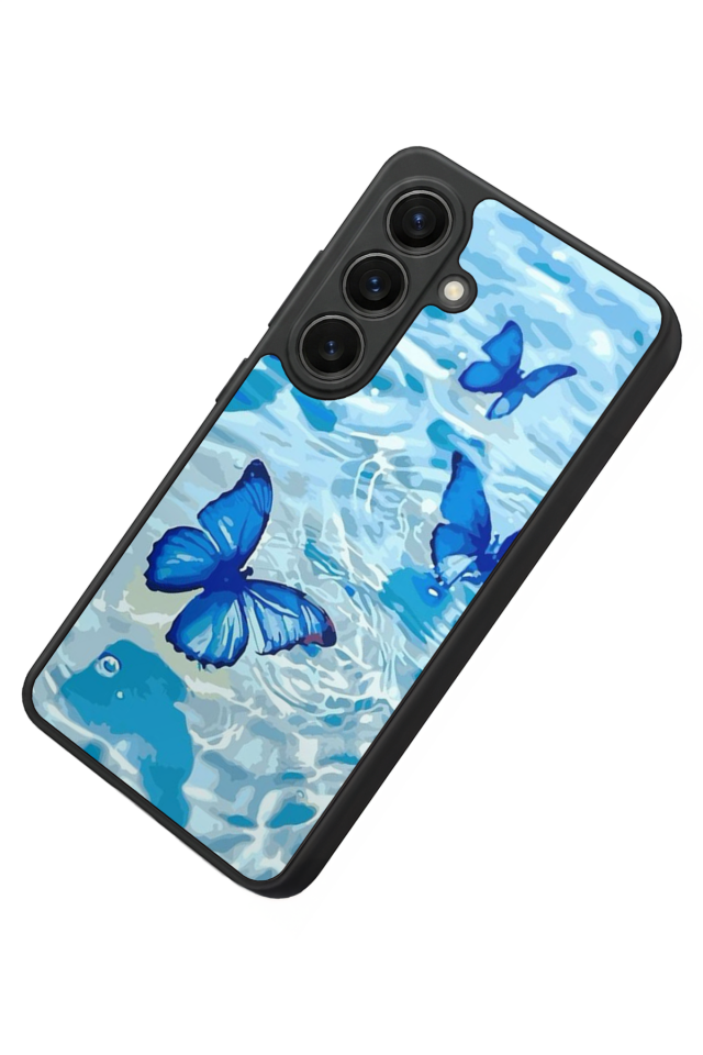 Samsung Galaxy S26 Uyumlu Kelebek Tasarımlı Glossy Premium Kılıf