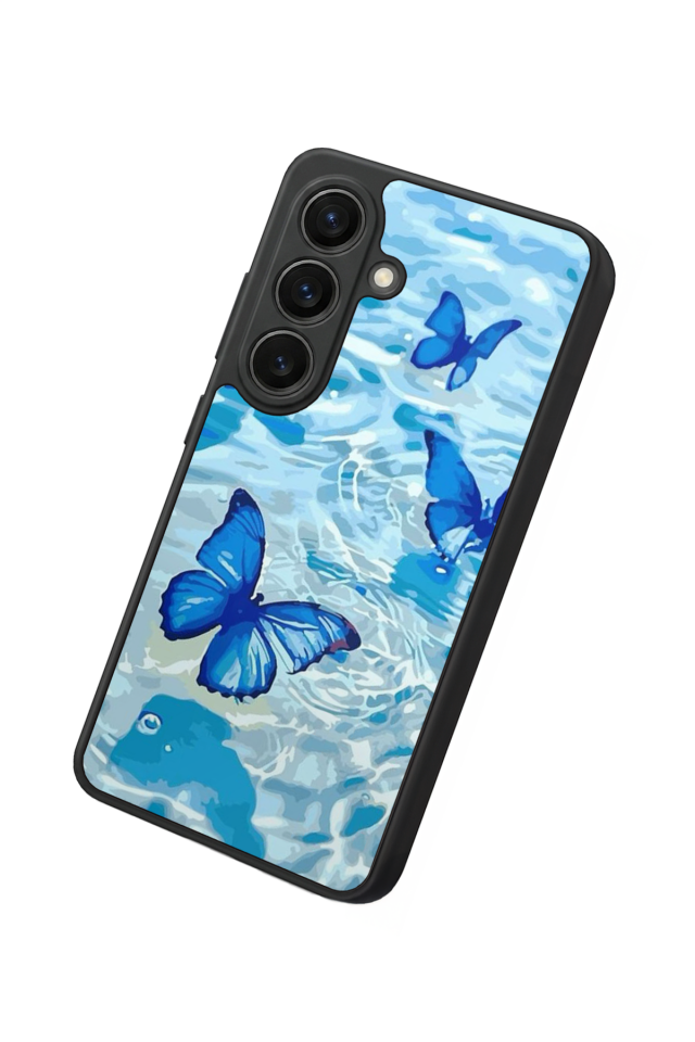 Samsung Galaxy S26 Uyumlu Kelebek Tasarımlı Glossy Premium Kılıf