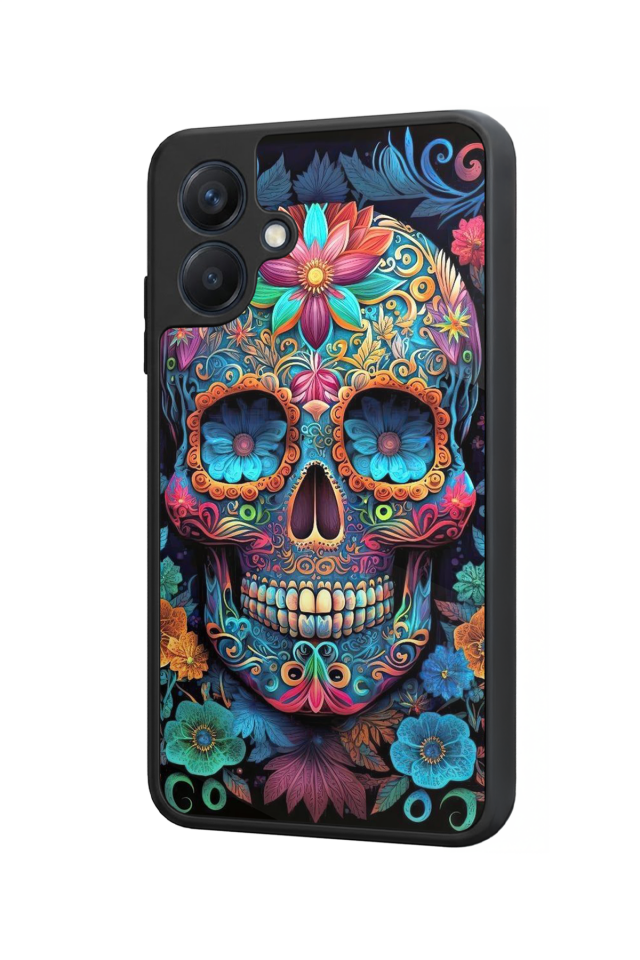 Samsung Galaxy A07 Uyumlu KuruKafa Tasarımlı Glossy Premium Kılıf