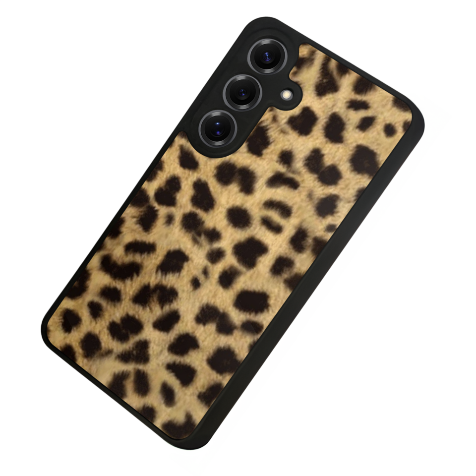 Samsung Galaxy S25 Uyumlu Leopar Tasarımlı Glossy Premium Kılıf