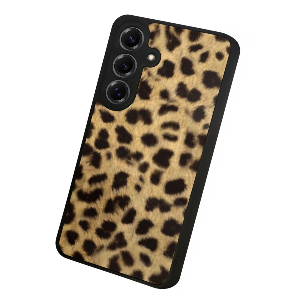 Samsung Galaxy S25 Uyumlu Leopar Tasarımlı Glossy Premium Kılıf