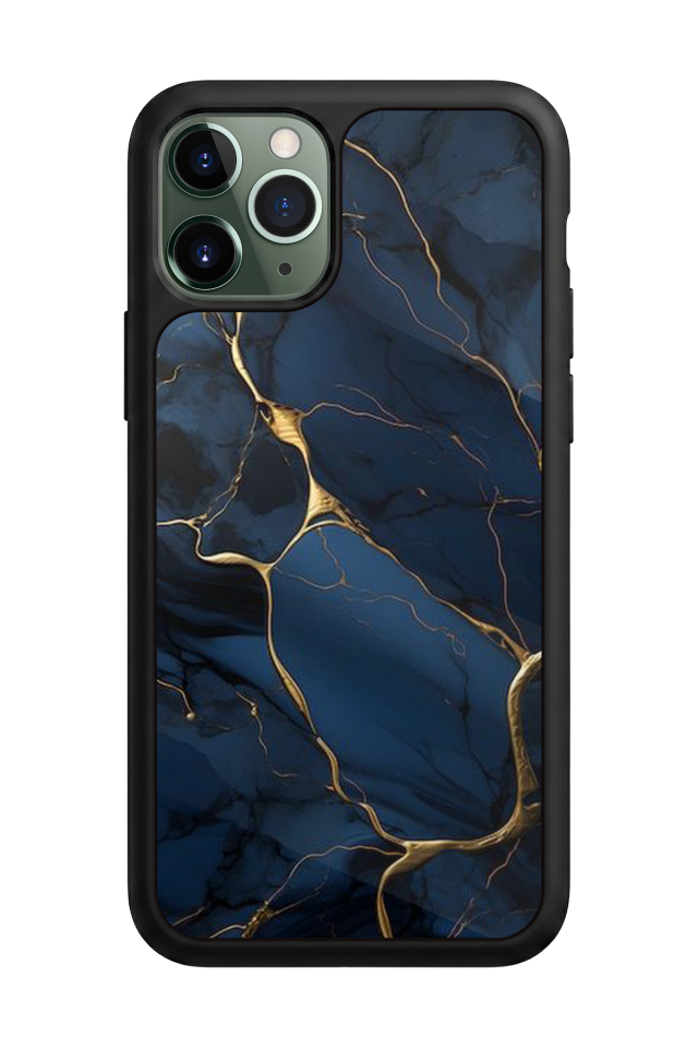 iPhone 11 Pro Max Uyumlu Mermer Marble Tasarımlı Glossy Premium Kılıf