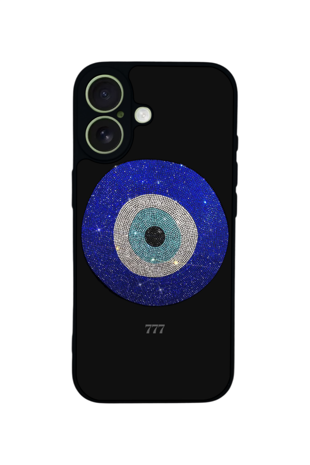 iPhone 17 Uyumlu Nazar Tasarımlı Glossy Premium Kılıf