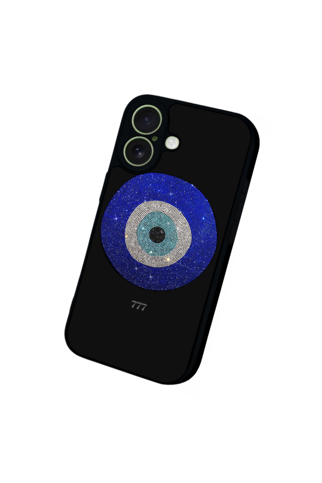 iPhone 17 Uyumlu Nazar Tasarımlı Glossy Premium Kılıf