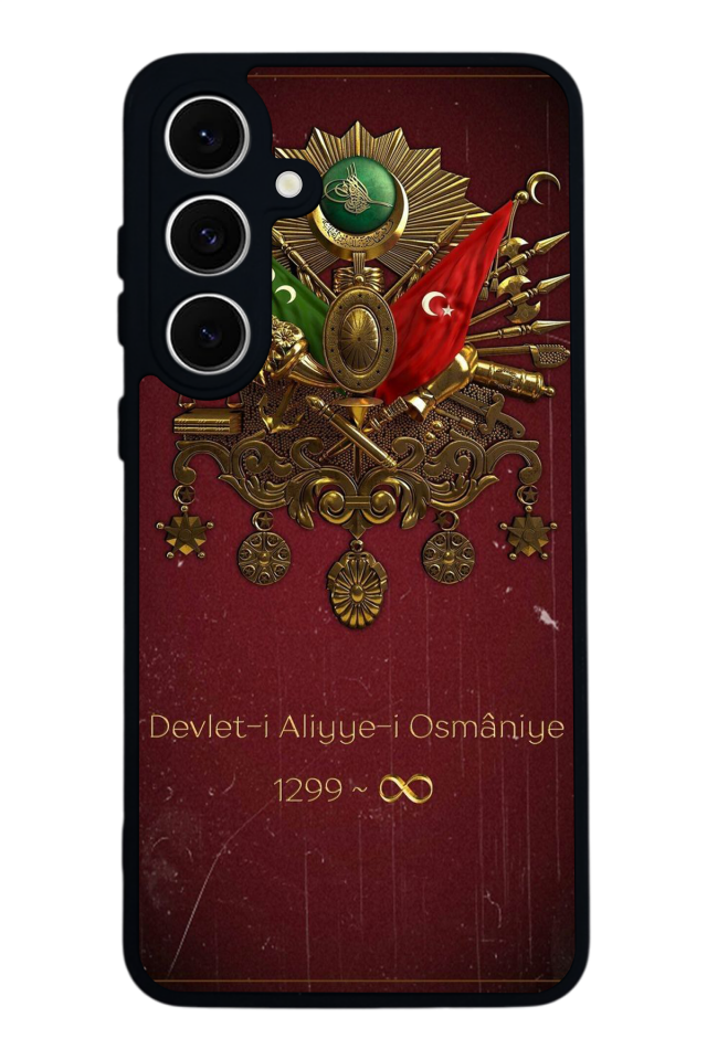 Samsung Galaxy A16 Uyumlu Osmanli Tugrasi Tasarımlı Glossy Premium Kılıf