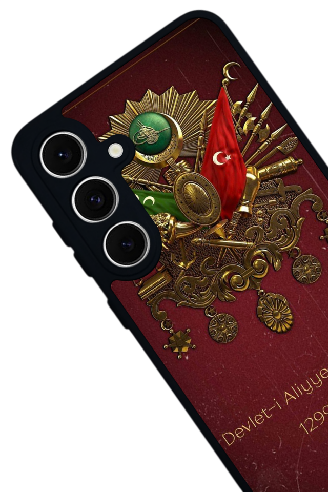 Samsung Galaxy A16 Uyumlu Osmanli Tugrasi Tasarımlı Glossy Premium Kılıf