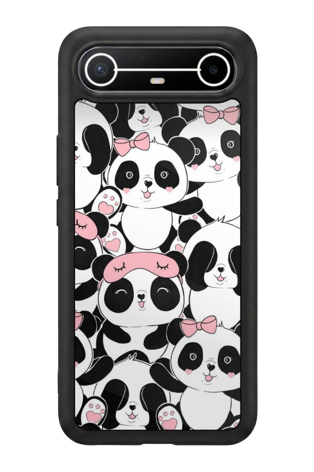 Tecno Spark Slim 5G Uyumlu Panda Tasarımlı Glossy Premium Kılıf