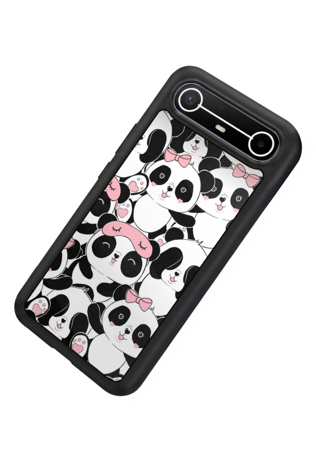 Tecno Spark Slim 5G Uyumlu Panda Tasarımlı Glossy Premium Kılıf