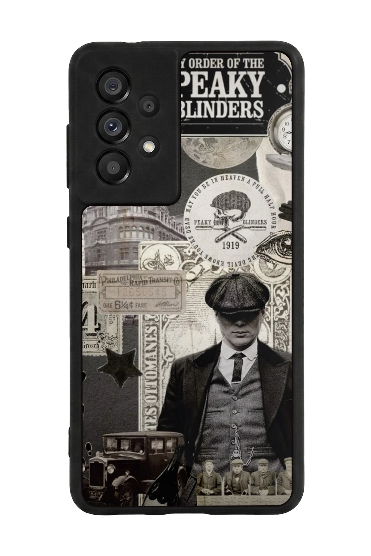 Samsung Galaxy A73 Uyumlu Peaky Blinders Tasarımlı Glossy Premium Kılıf