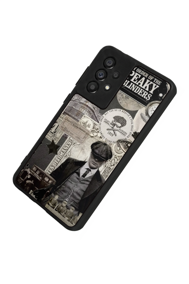 Samsung Galaxy A73 Uyumlu Peaky Blinders Tasarımlı Glossy Premium Kılıf
