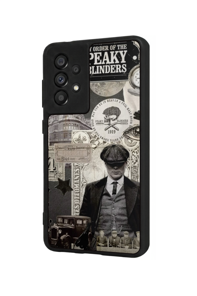 Samsung Galaxy A73 Uyumlu Peaky Blinders Tasarımlı Glossy Premium Kılıf