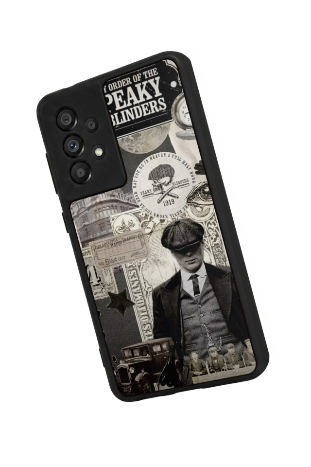 Samsung Galaxy A73 Uyumlu Peaky Blinders Tasarımlı Glossy Premium Kılıf