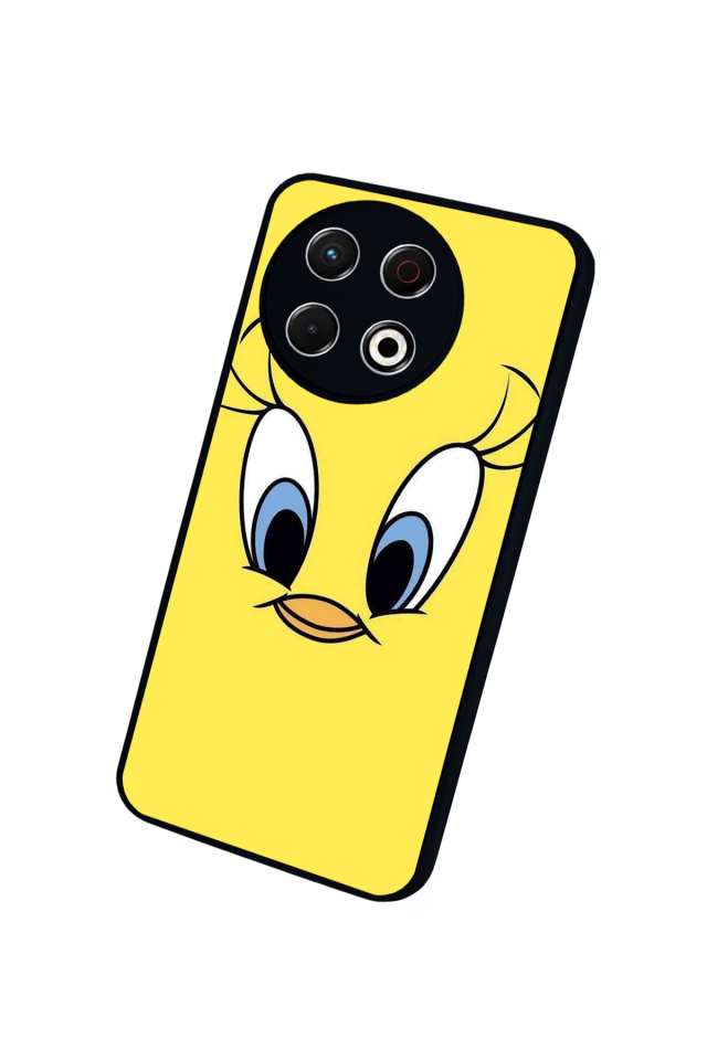 Tecno Spark 30 Pro Uyumlu Tweety Tasarımlı Glossy Premium Kılıf