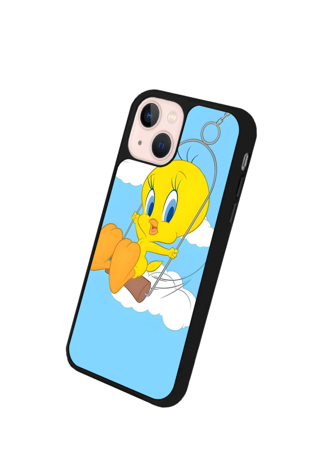 iPhone 15 Plus Uyumlu Tweety Tasarımlı Glossy Premium Kılıf