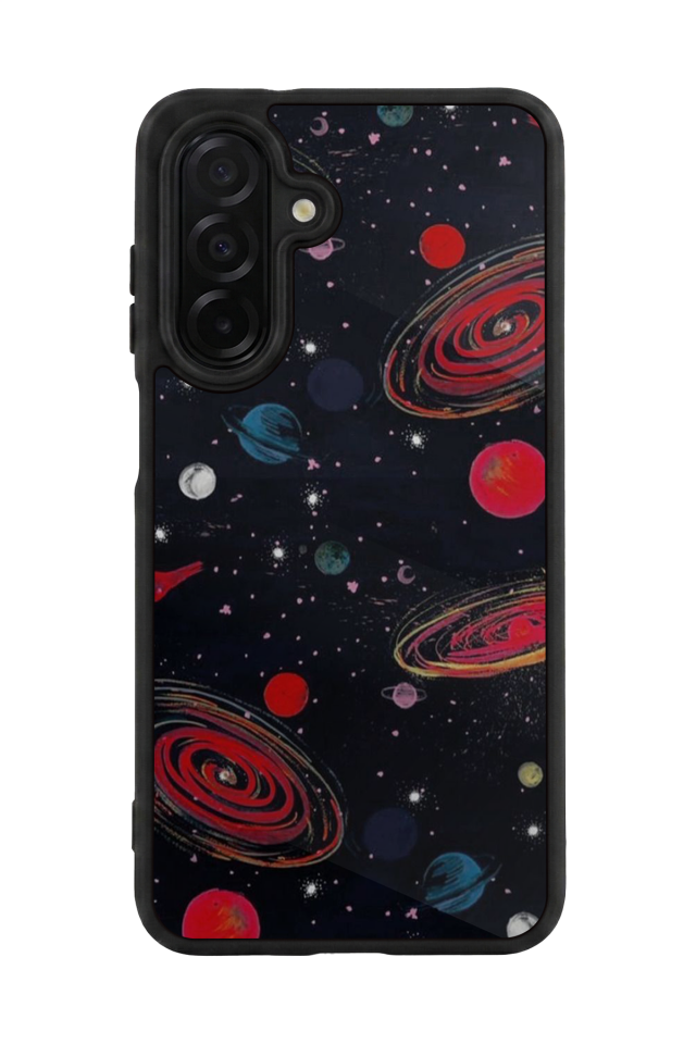 Samsung Galaxy A26 Uyumlu Uzay Tasarımlı Glossy Premium Kılıf