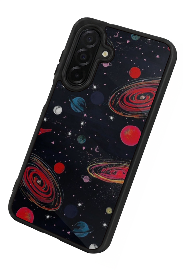 Samsung Galaxy A26 Uyumlu Uzay Tasarımlı Glossy Premium Kılıf