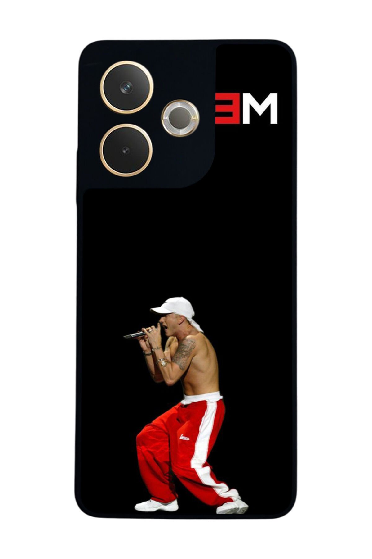 Oppo A5 Pro Uyumlu Eminem Tasarımlı Glossy Premium Kılıf