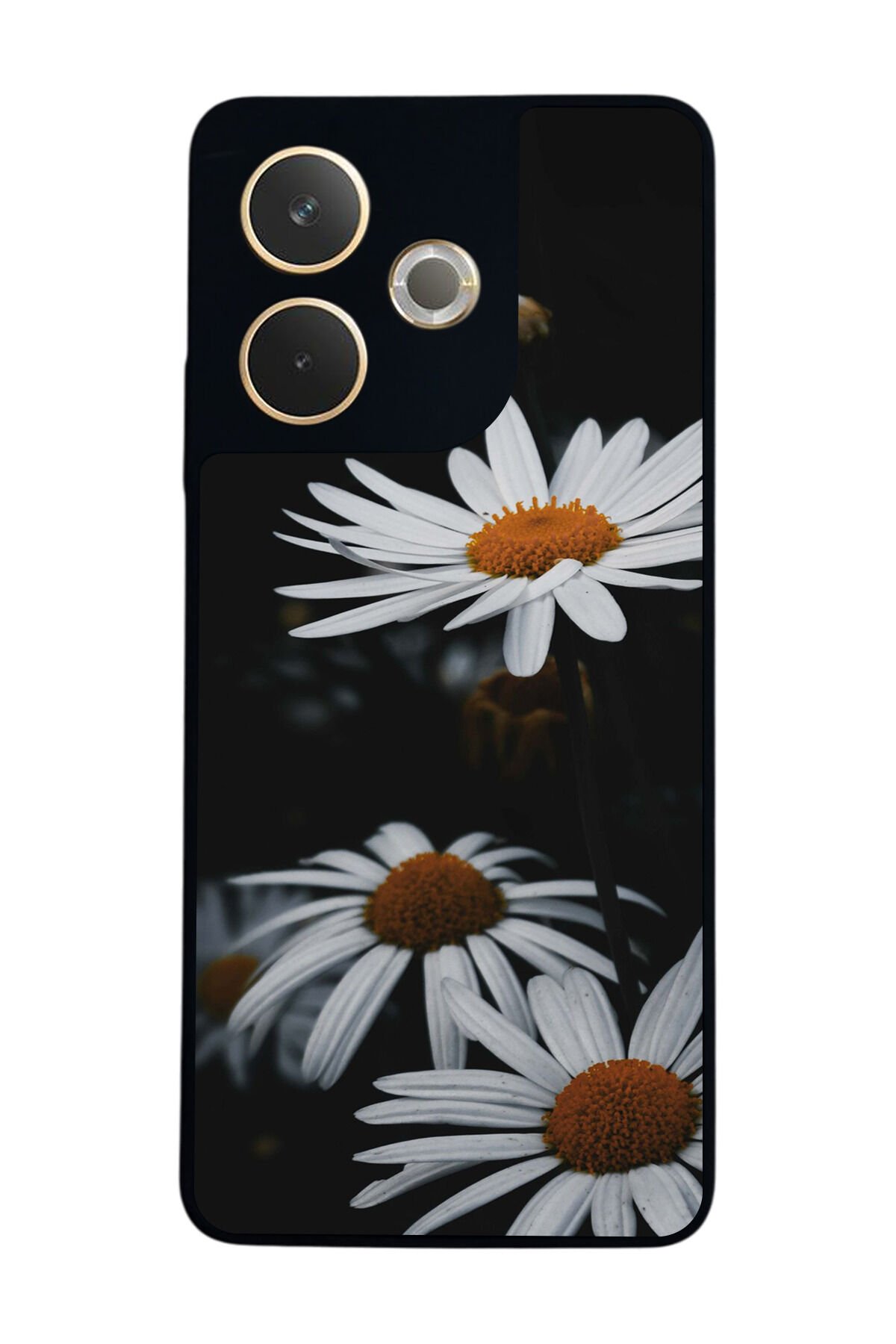 Oppo A5 Pro Uyumlu Cicek Tasarımlı Glossy Premium Kılıf