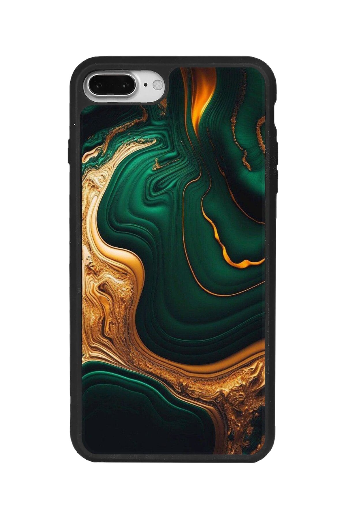 Apple iPhone 7 Plus Siyah Silikon Kılıf Çiziklere ve Darbelere Karşı Koruma