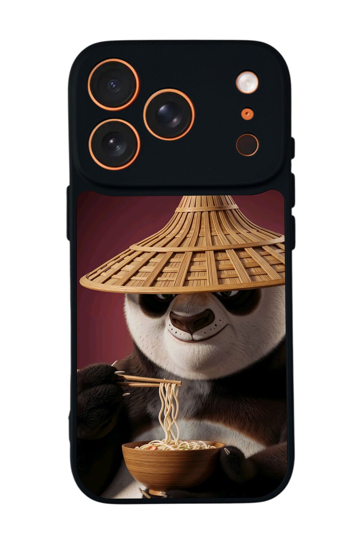 iPhone 17 Pro Max Uyumlu Kung Fu Panda Tasarımlı Glossy Premium Kılıf