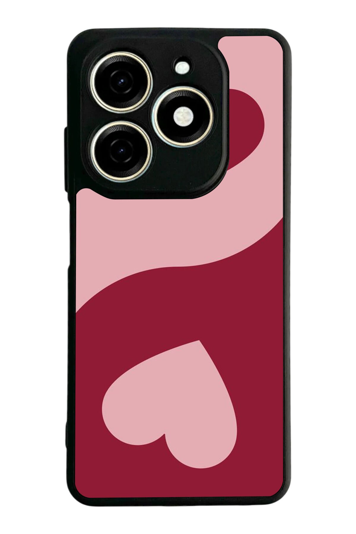 Infınıx Smart 8 Pro Uyumlu Kalp Love Tasarımlı Glossy Premium Kılıf