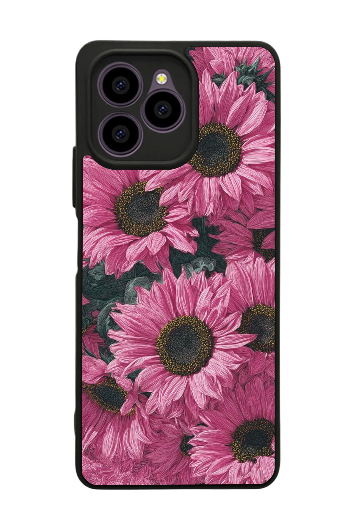 Omix X6 Uyumlu Cicek Tasarımlı Glossy Premium Kılıf