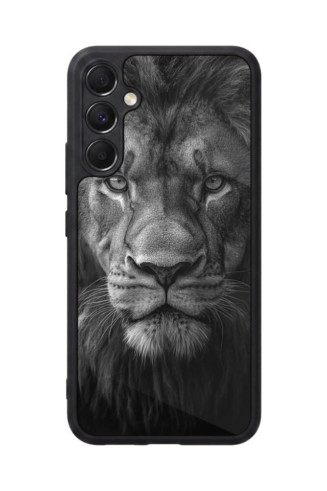 Samsung Galaxy A34 Uyumlu Aslan Tasarımlı Glossy Premium Kılıf