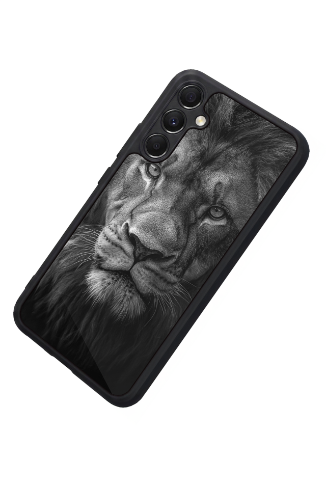 Samsung Galaxy A34 Uyumlu Aslan Tasarımlı Glossy Premium Kılıf