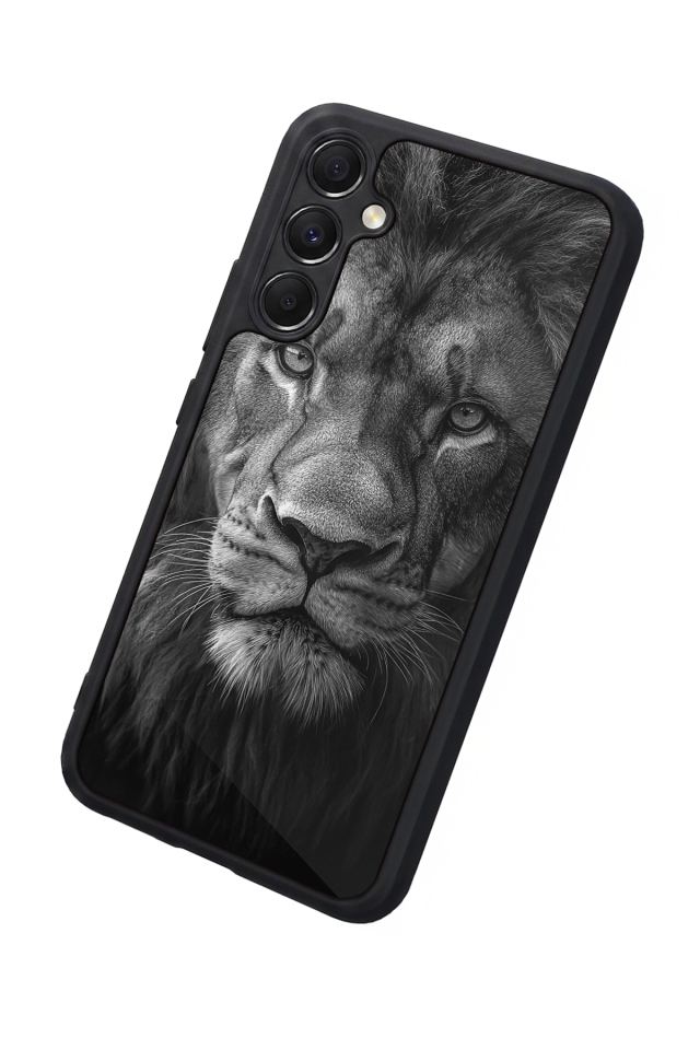Samsung Galaxy A34 Uyumlu Aslan Tasarımlı Glossy Premium Kılıf