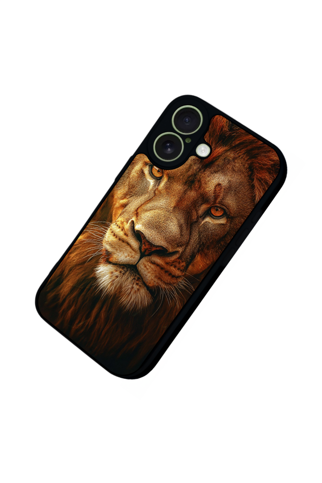iPhone 17 Uyumlu Aslan Tasarımlı Glossy Premium Kılıf