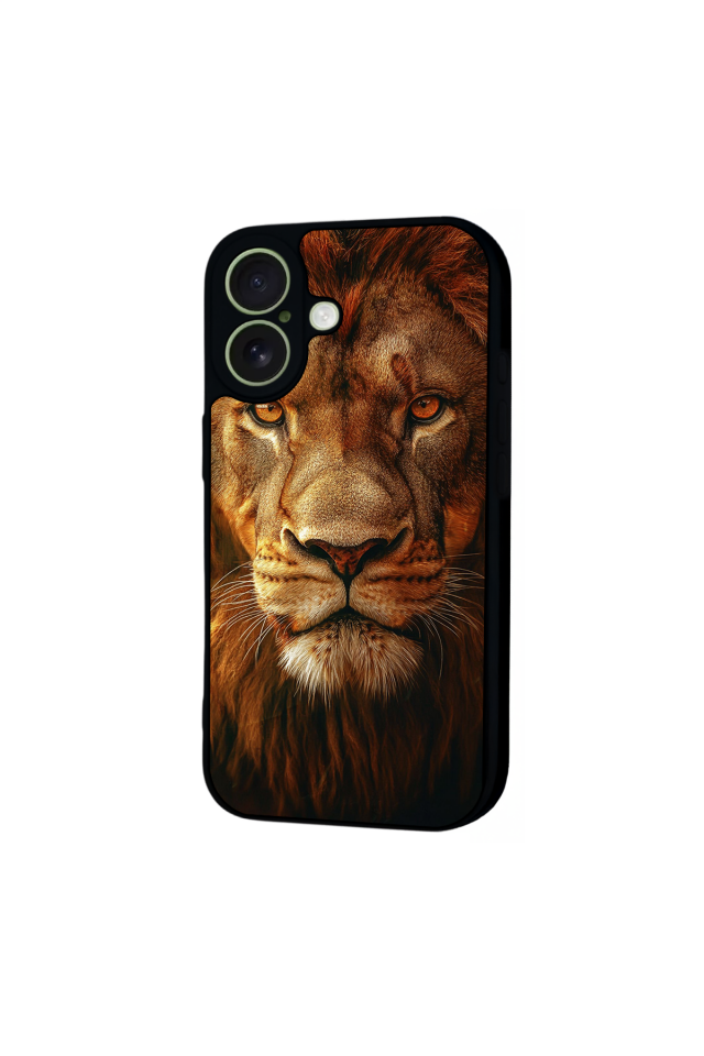 iPhone 17 Uyumlu Aslan Tasarımlı Glossy Premium Kılıf