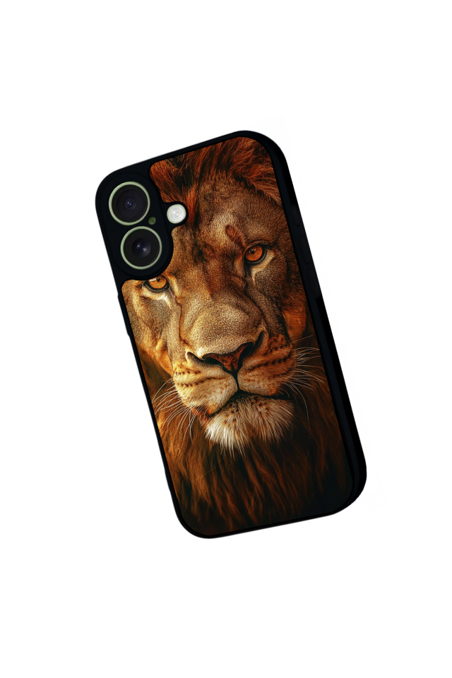 iPhone 17 Uyumlu Aslan Tasarımlı Glossy Premium Kılıf