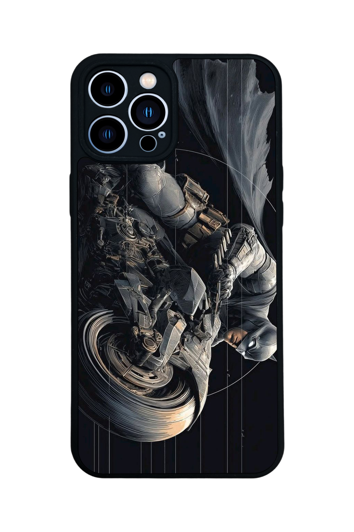 iPhone 12 Pro Max Uyumlu Batman Tasarımlı Glossy Premium Kılıf