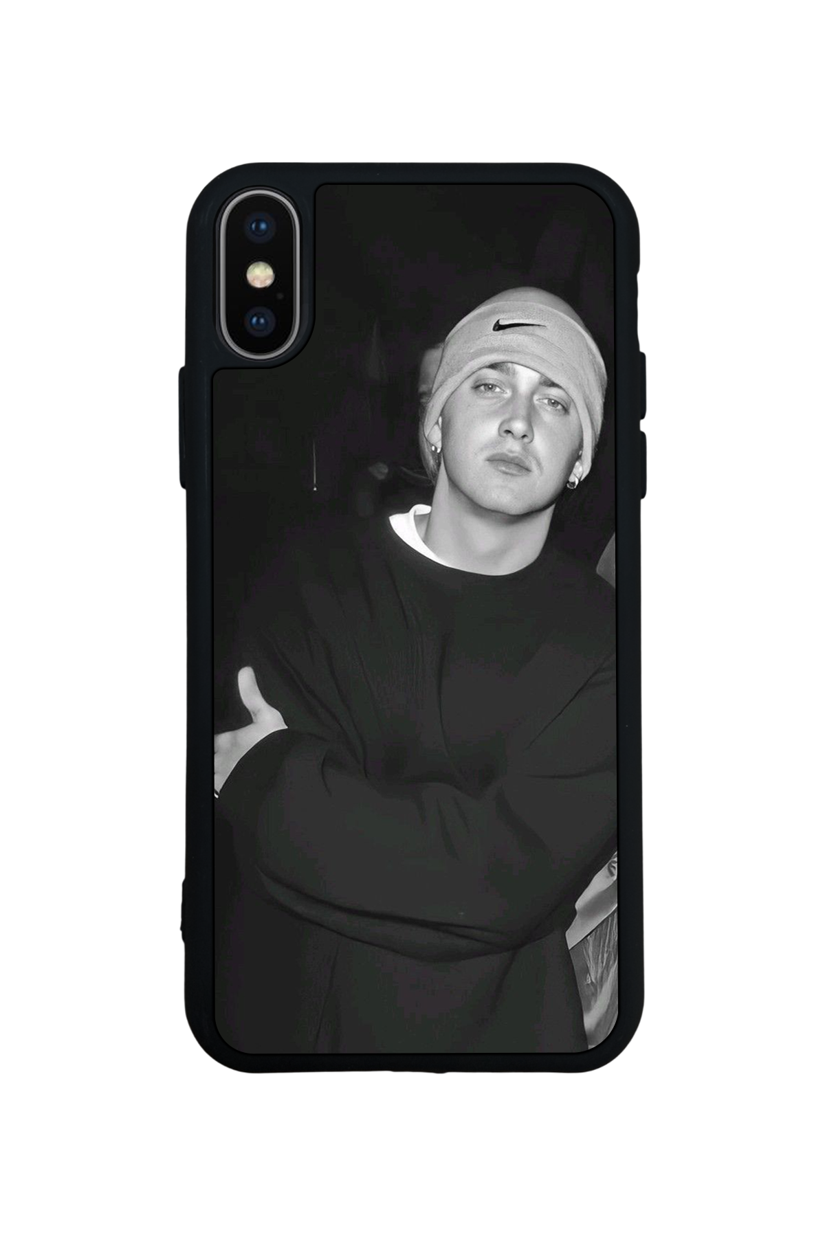 iPhone XS Max Uyumlu Eminem Tasarımlı Glossy Premium Kılıf