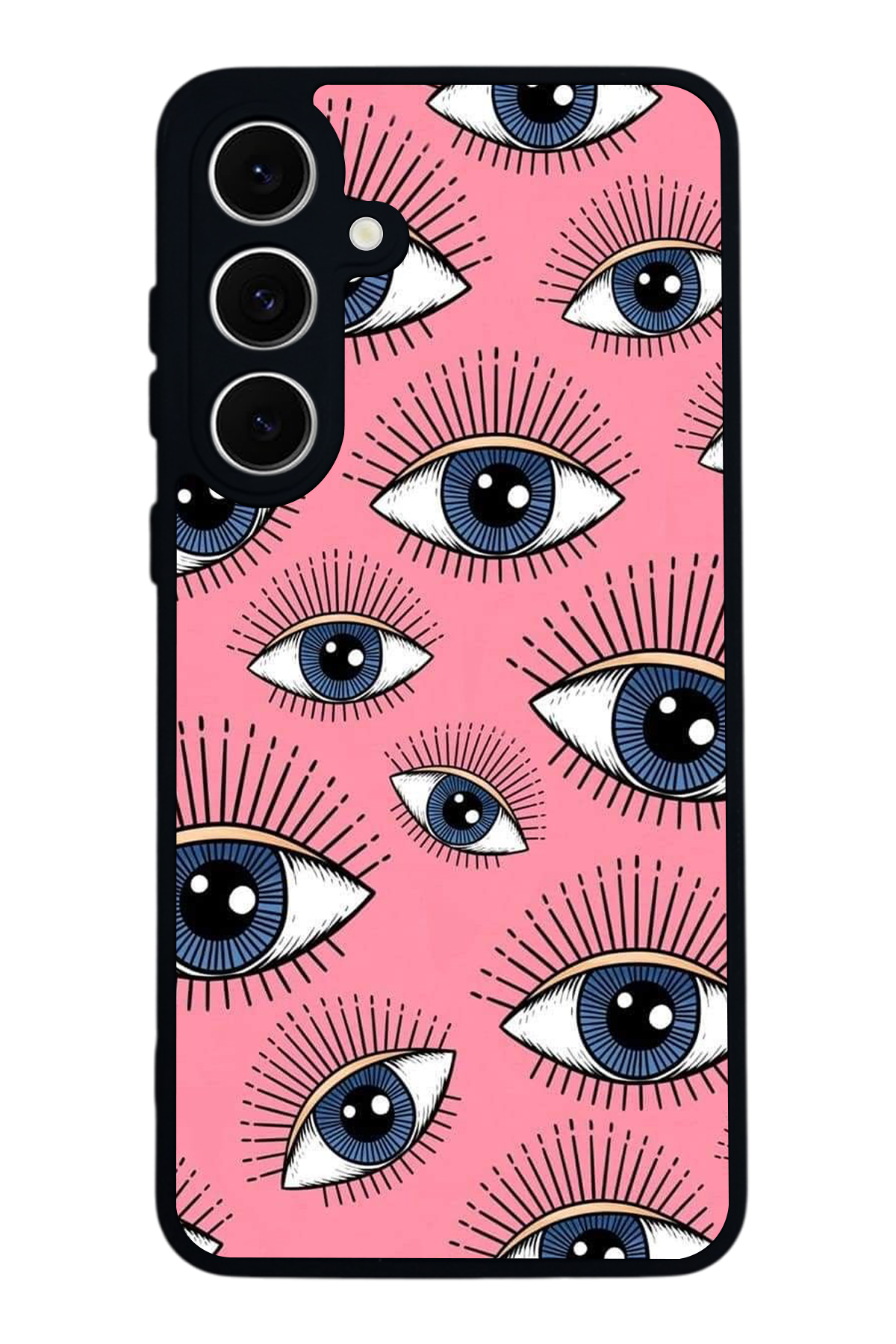 Samsung Galaxy A16 Uyumlu Göz Tasarımlı Glossy Premium Kılıf