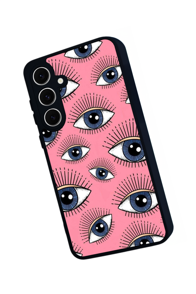 Samsung Galaxy A16 Uyumlu Göz Tasarımlı Glossy Premium Kılıf