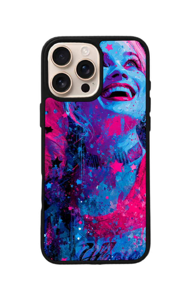 iPhone 16 Pro Uyumlu HarleyQueen Tasarımlı Glossy Premium Kılıf