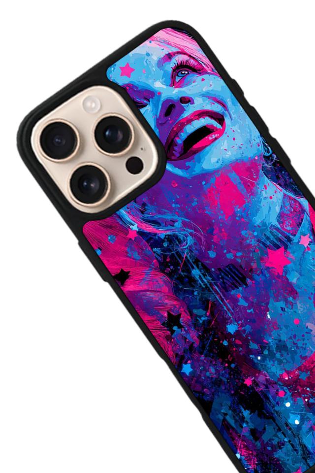 iPhone 16 Pro Uyumlu HarleyQueen Tasarımlı Glossy Premium Kılıf