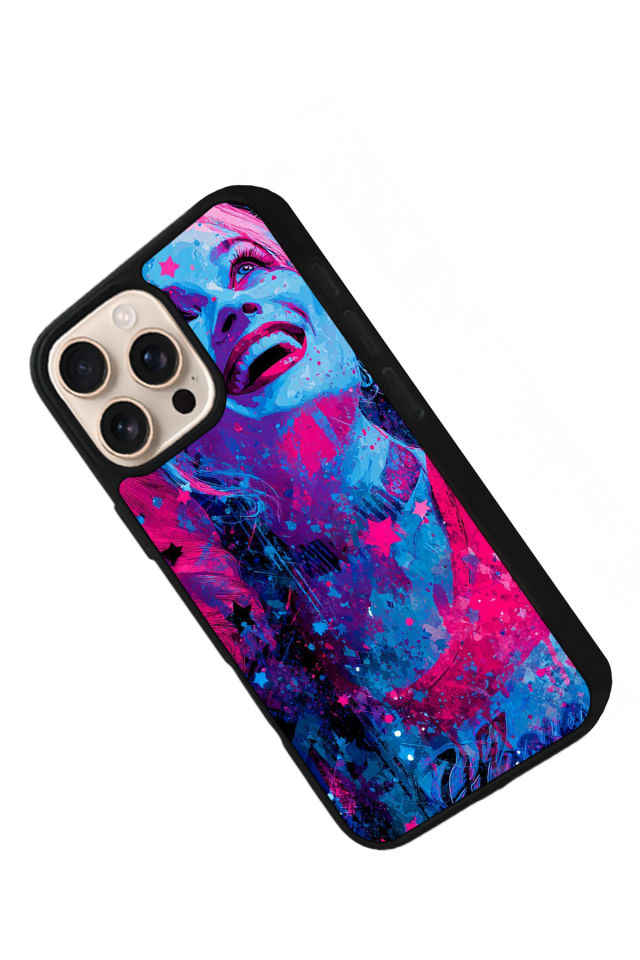 iPhone 16 Pro Uyumlu HarleyQueen Tasarımlı Glossy Premium Kılıf